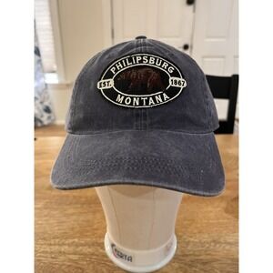Philipsburg Montana Hat Blue Dad Cap One Size New